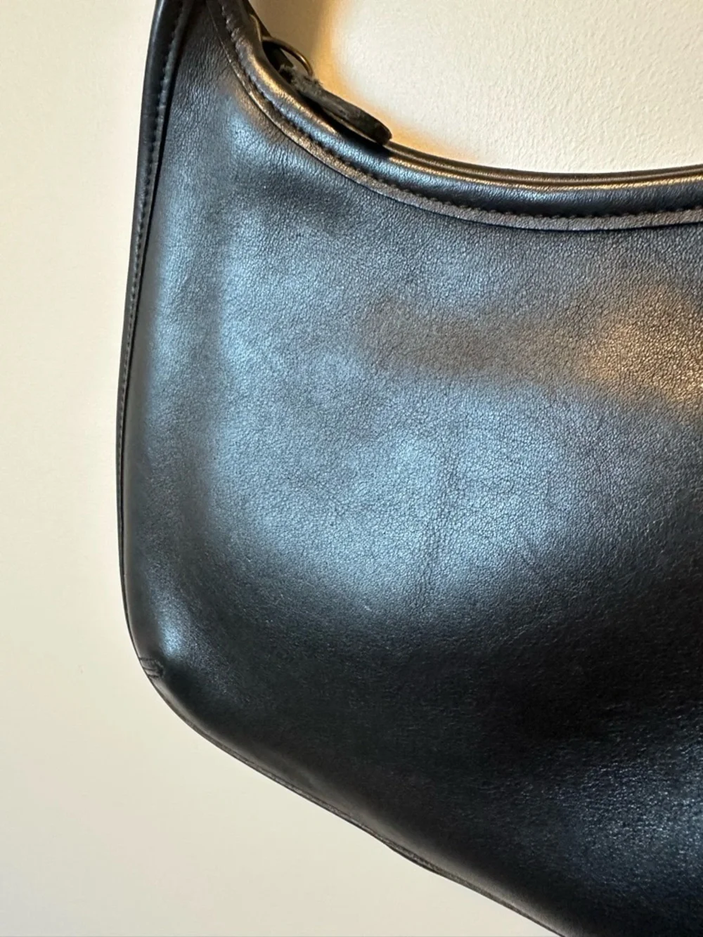 Coach Black Leather Vintage Mini Ergo - Picture 5 of 11